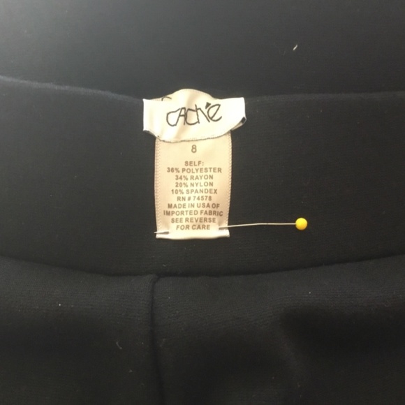 2 pair of black Pants, size 8: by Cache - Picture 8 of 13